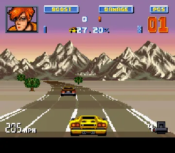 Lamborghini American Challenge (USA) screen shot game playing